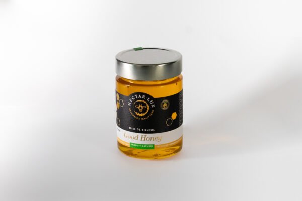 Miel de Tilleul Artisanal 450g - Miel Monofloral Naturel, Saveur Fraîche et Apaisante - Récolte Artisanale