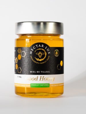 Miel de Tilleul Artisanal 450g - Miel Monofloral Naturel, Saveur Fraîche et Apaisante - Récolte Artisanale
