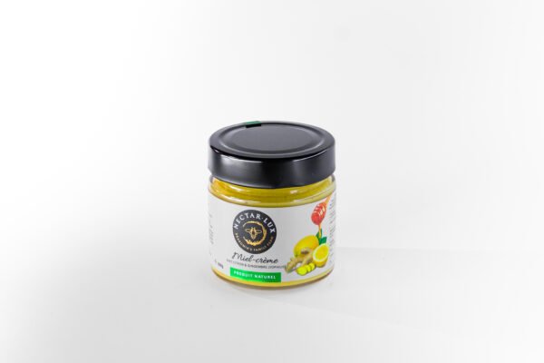 NL-140 Miel Crémeux Artisanal Citron & Gingembre 300g - Recette Tonique Artisanale, Miel des Fleurs Naturel | Lauréat Saveurs & Plaisirs Gourmands 2025