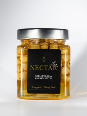 MIEL  D'ACACIA AUX NOISETTES