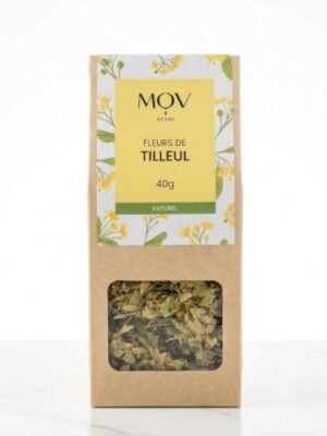 mov herbs fleurs de tilleul séchées 40g | tisane naturelle vrac supérieur (tilia cordata)