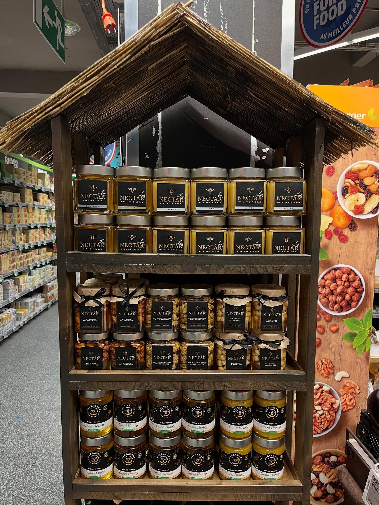 Présentoir Nectar Lux en magasin